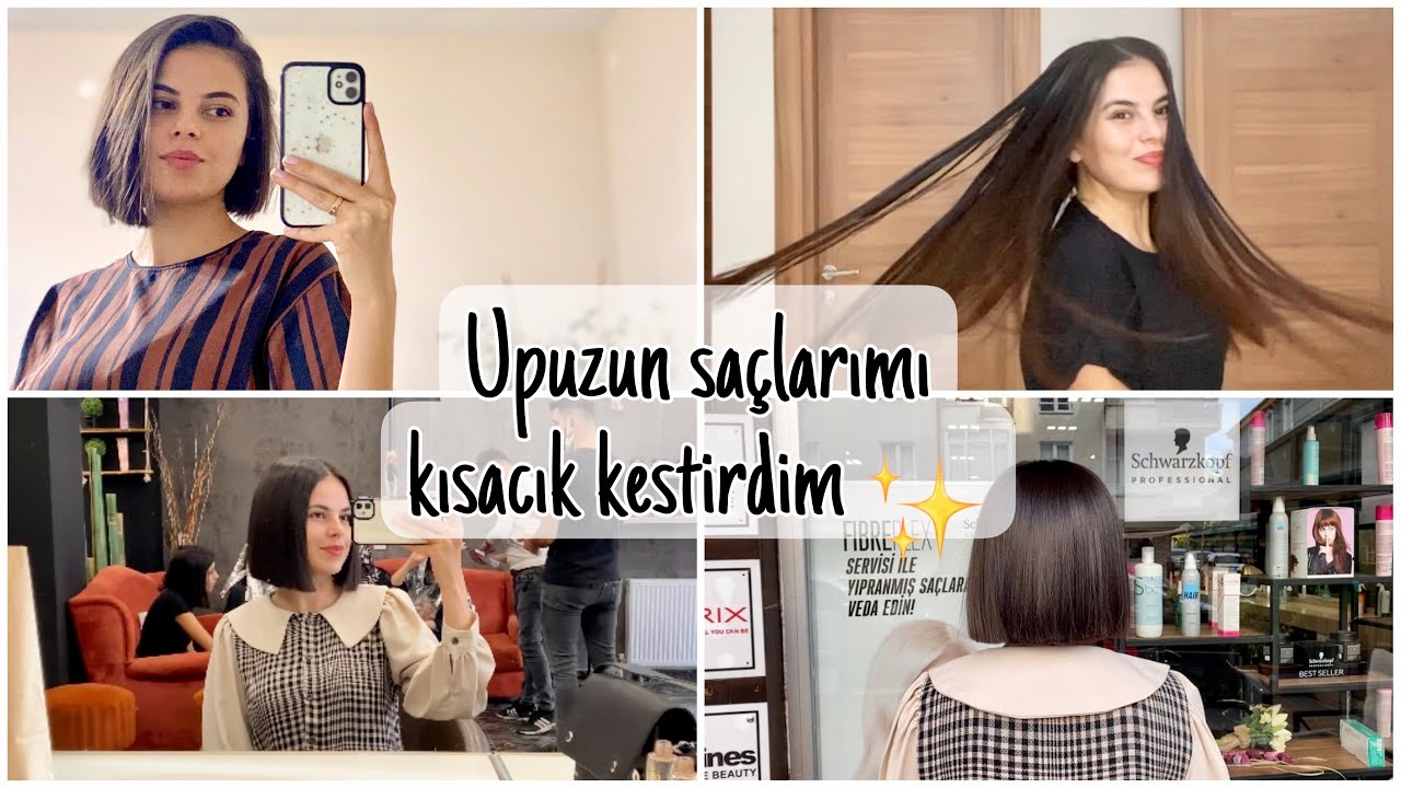 VLOG 4 | Upuzun saçlarımı kısacık kestirdim | Günlük vlog | Ürün tanıtımı ✨