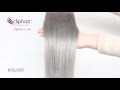 Silvergrey human hair extensions by cliphaircouk