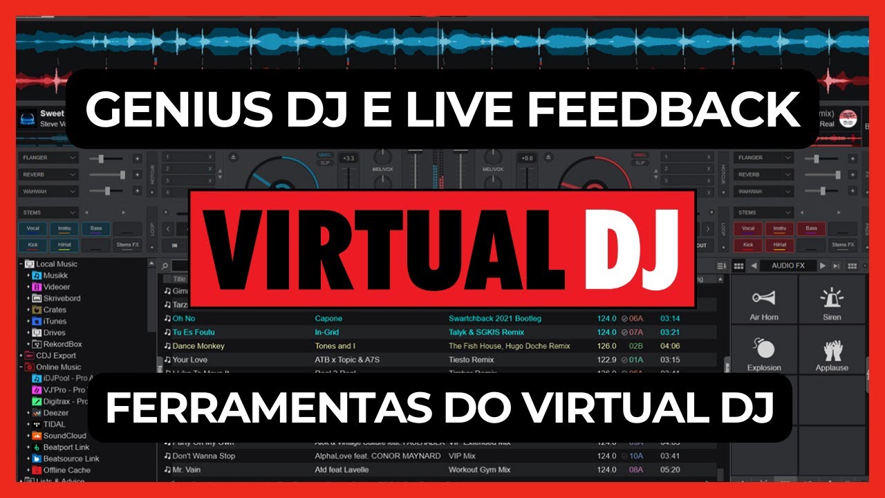 Como usar o Genius DJ e Live Feedback - YouTube