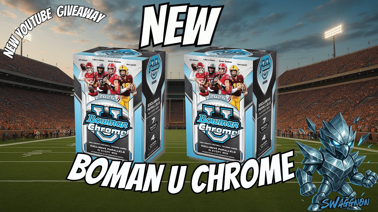 Открытие Bowman U Chrome 2025 — БЕЗУМНЫЕ первые поклоны колледжам + ПРОНУМЕРОВАННЫЕ ПАРАЛЛЕЛИ + О...