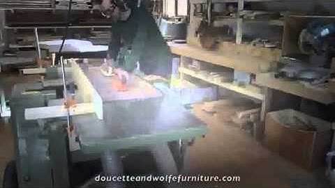 Trestle Table Building Process by Doucette and Wolfe Fine Handmade Furniture