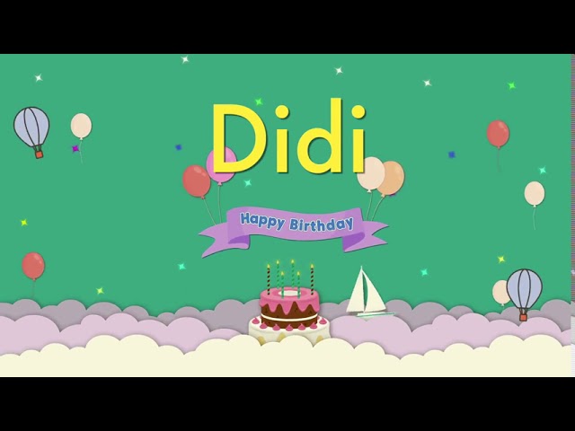 Happy Birthday Didi Party Banner Background - 10 hours