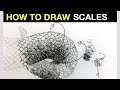 How to draw scales | Pen & Ink Texture Tips