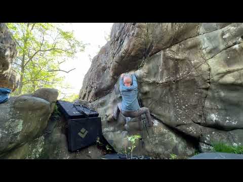 Beta Video for climb Shot Down in Flames Left v5, Taylors Falls