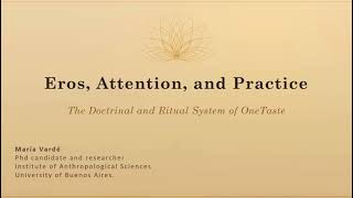 The Eros Epistemology by PhD candidate Marie Varde | The Korean Religious Freedom Conference