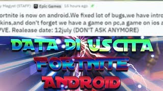 FORTNITE mobile ANDROID! DATA di uscita by piero04 N - 