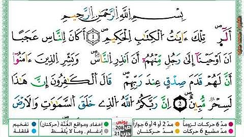 SOURAT YOUNESS | 010 | سورة يونس مكتوبة | محمد سايد