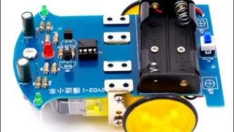 unboxing DIY D2-1 Intelligent Line follower/Tracing Car Kit