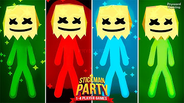 Stickman Party 1 2 3 4 MiniGames - Gameplay Part 46 Tournament Mode Random Funny Mini Games 2024