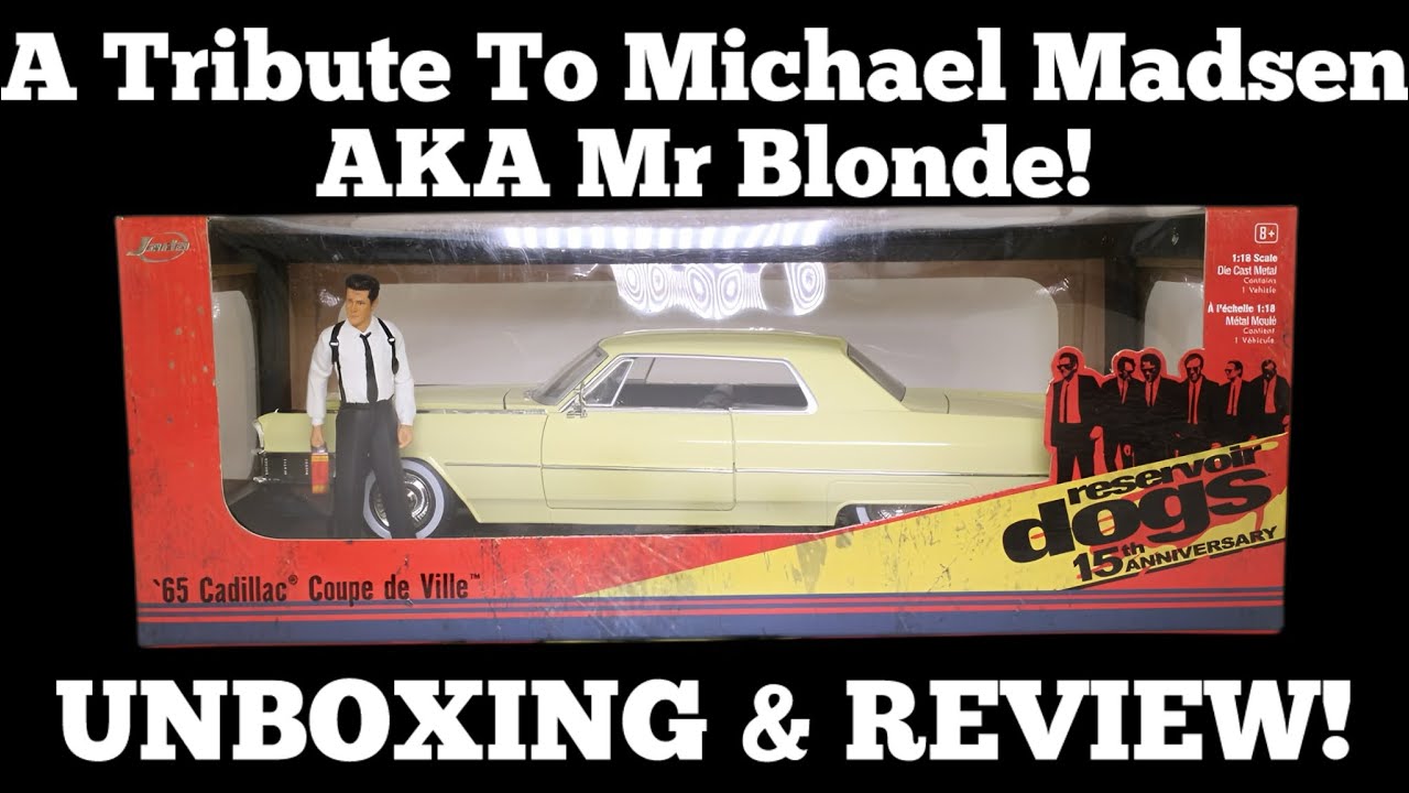 1/18 Reservoir Dogs 1965 Cadillac By Jada Toys Unbox & Review