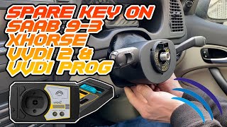 2007 Saab 9-3 Spare Key | Xhorse VVDI 2 & VVDI Prog w/ EEPROM Adaptor