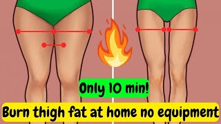 10 Minute Leg Workout for TONED THIGHS and GLUTES Home Workout No Equipment  ALL STANDING