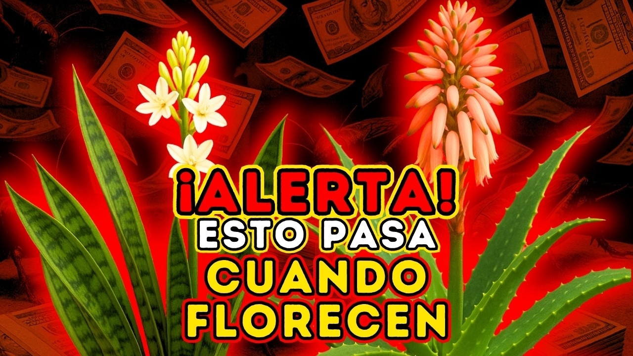 El SIGNIFICADO ESPIRITUAL de por que Florece tu Sábila o Lengua de Suegra que CAMBIARÁ tu VIDA ✨
