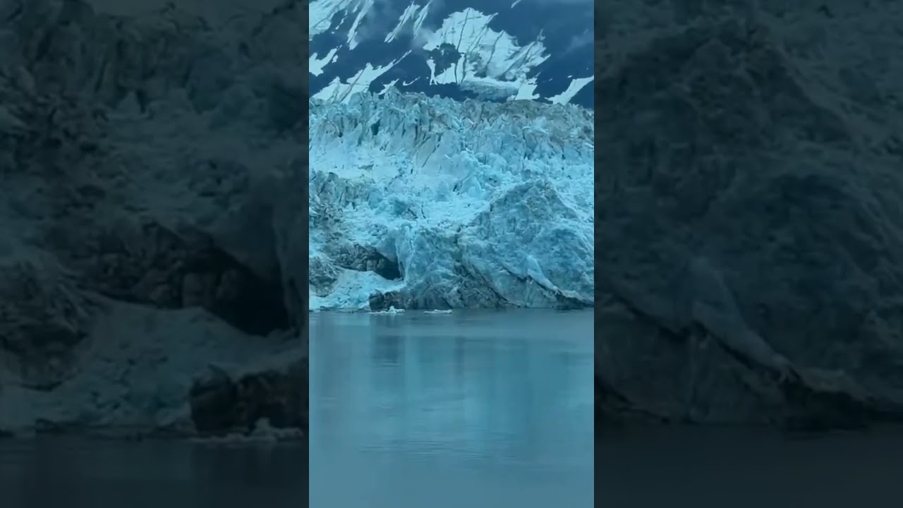 The scale of this Alaska glacier is unreal #alaska #travel #naturephotography