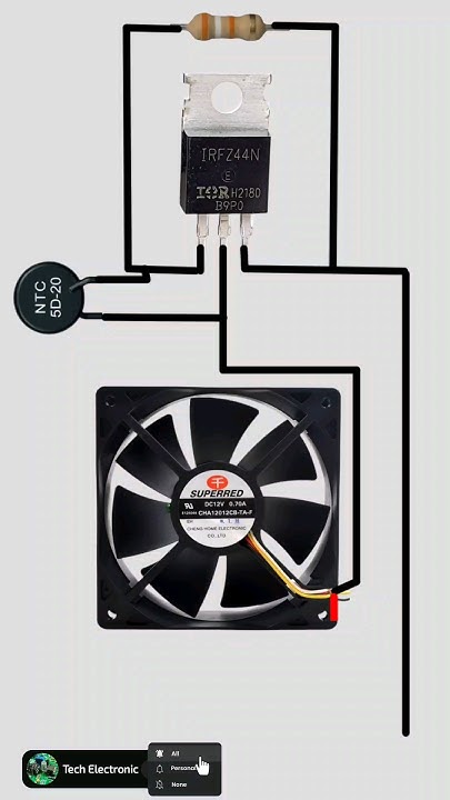fan control regulator circuit electronic video #viral #experiment # ... Circuit Diagram
