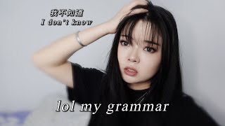 speaking only mandarin for a day *chinglish*