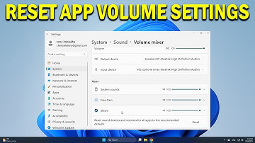 How To Reset App Volume and Device Preferences in Windows 11 - Quick Fix