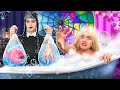 MEAN VS NICE ROOM MAKEOVER || Wednesday VS Enid BLACKPINK Hacks and Crafts by 123 GO! CHALLENGE