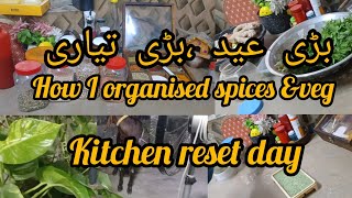 Kitchen Restock & organization vlog | spices organized + fridge reset + time saving hacks