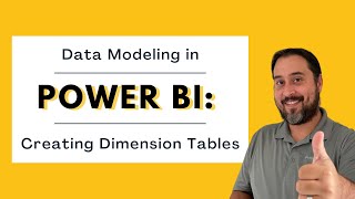 data modeling (star schema 🌟) in power bi – creating dimension tables