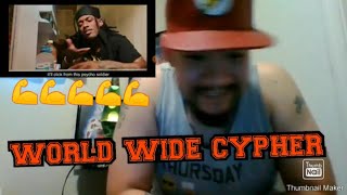 SCRU FACE JEAN FT. VI SECONDS , RANDOLPH , SAMAD SAVAGE & MANY MORE  - WORLD WIDE CYPHER REACTION