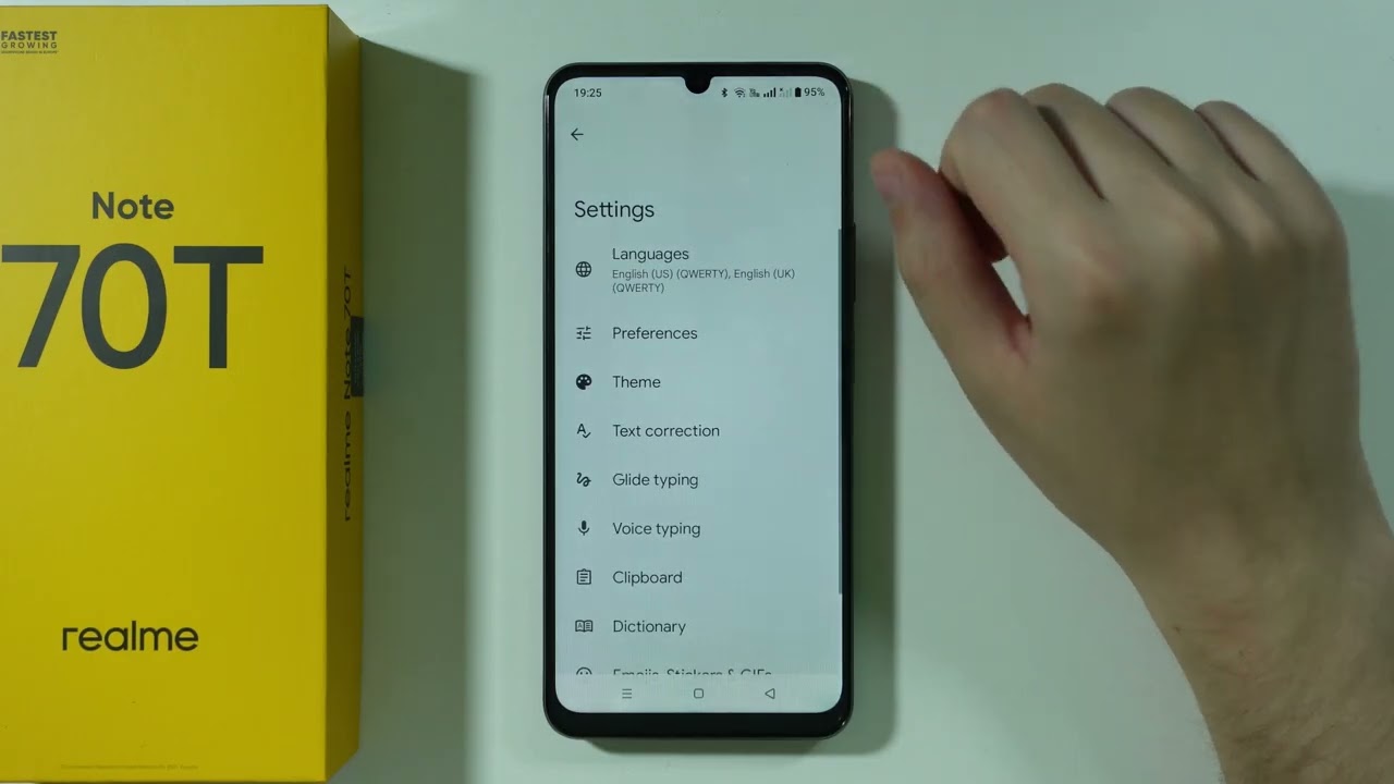 Realme Note 70T: How to Turn ON/OFF Auto Text Correction (Keyboard Auto Correction)