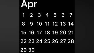 2012 Calendar