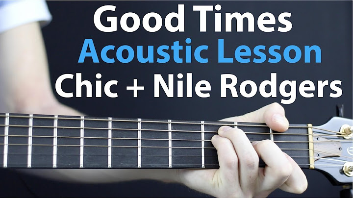 Good Times Acoustic version - Acoustic performance video thumbnail