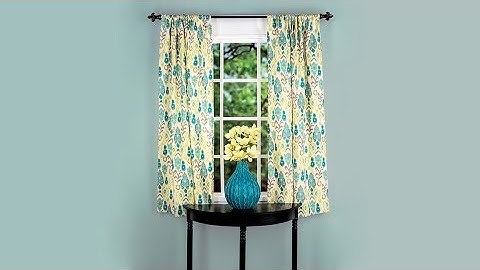 Learn to Sew: Simple Curtain Panel