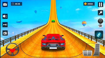 Mega Ramp Stunt Car Racing impossible Android Gameplay | 