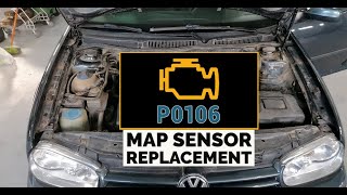 VW Golf 4 • MAP Saugrohrdruck bzw. Drucksensor Fehler Reparatur