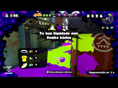 Splatoon Global Testfire - Gameplay Splat Roller (Rodillo)