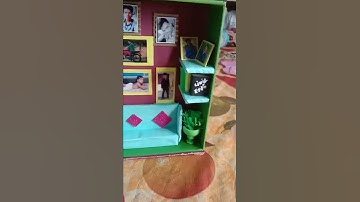 #cardboard shadow box #handmade craft#miniature craft#youtubeshorts #viral #shorts