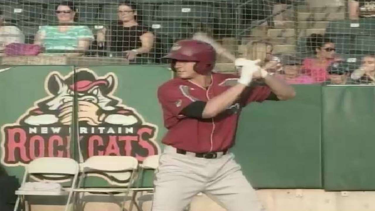 Curve's Gamache hits two-run homer