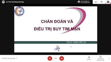 BÀI 8. CHẨN ĐOÁN VÀ ĐIỀU TRỊ SUY TIM MẠN - Y4 - PGs.Ts.Trần Viết An