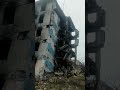 Украина, последствия войны.Разрушенные дома.