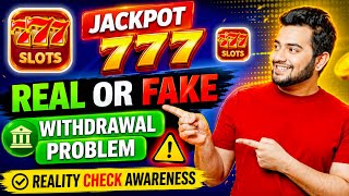 Jackpot 777 Withdrawal Problem || Is Jackpot 777 Real or Fake? || Jackpot 777 Withdrawal Process screenshot 1