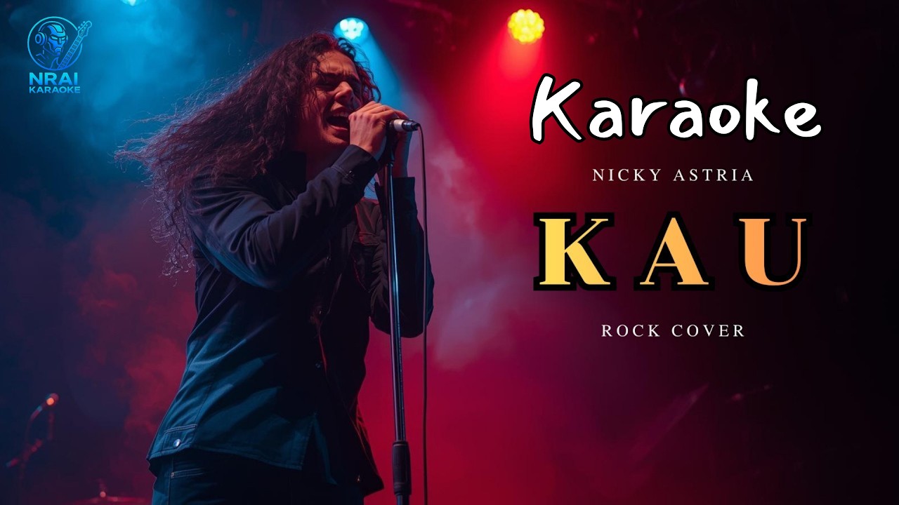 KARAOKE KAU – Nicky Astria | Rock Version Nada Pria | Karaoke Lirik HD