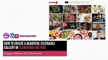 How to create a filterable gallery in Elementor for free