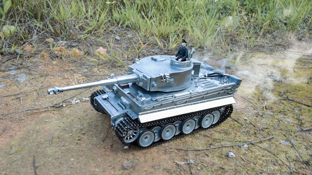 Mato – Tourelle Métal Tiger I 1/16 Avec électronique – BB Shooting Ou Recul – Pour Char RC