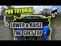 How to lower and raise your Ford Bronco soft top | POV Tutorial