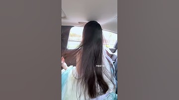 Mái tóc dài, bạn cần phải có mái tóc đen dài và thẳng~với mái tóc đen bay, thật tuyệt vời (P100)