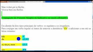Curso de Gramática da Língua Alemã: Lição 01 screenshot 4