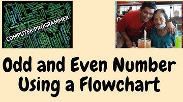 Odd and Even Number Using a Flowchart