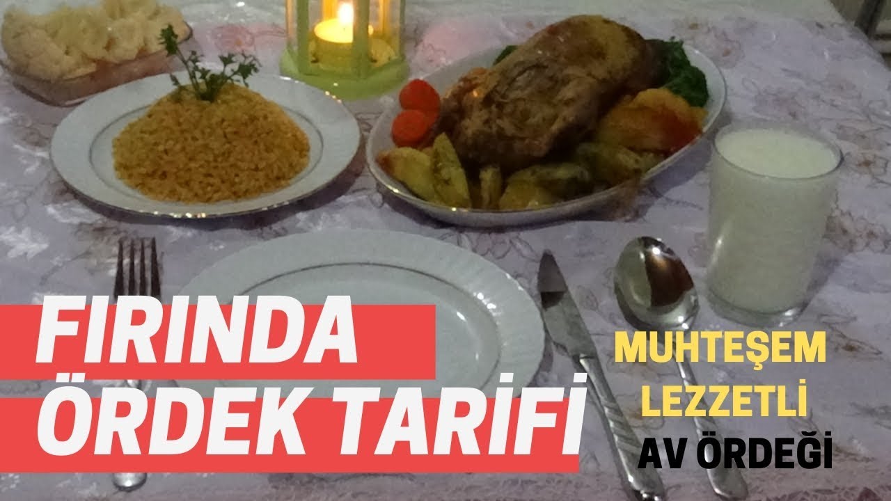 FIRINDA ÖRDEK NASIL YAPILIR-AV ÖRDEĞİ NASIL PİŞİRİLİR-YEMEK TARİFİ (Roasted Duck)