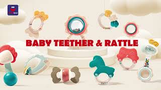 Baby Sensory Development - Baby Rattle Teething Toys