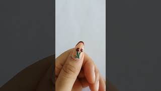 🍒 Easy Cherry French Tip Nail Art | Cute Summer Nail Design for Beginners 💅#ytshorts #viral #nail