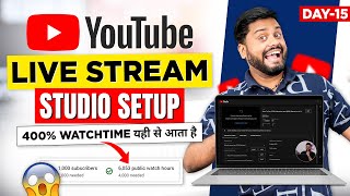Youtube Live Streaming का सबसे Pro Level Setup || How To Do Live Stream Professionally In 2023 screenshot 3