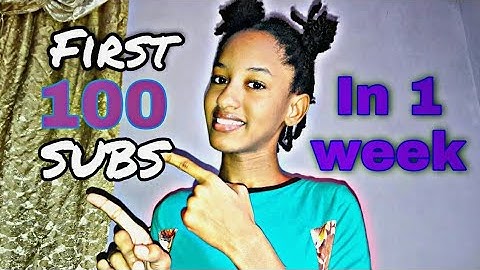 How to get your first 100 youtube  subscribers in one week | Shanece Tv