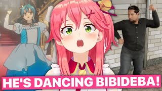 Miko Finds Old Guy Dancing Suisei's Bibideba (Sakura Miko / Hololive) [Eng Subs]